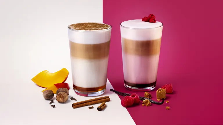 VIVA Cinnamon Pumpkin Latte and Blushed Toffee Latte